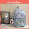 Nylon Student Backpack With Star Print Design For Casual Travel Girls Boys