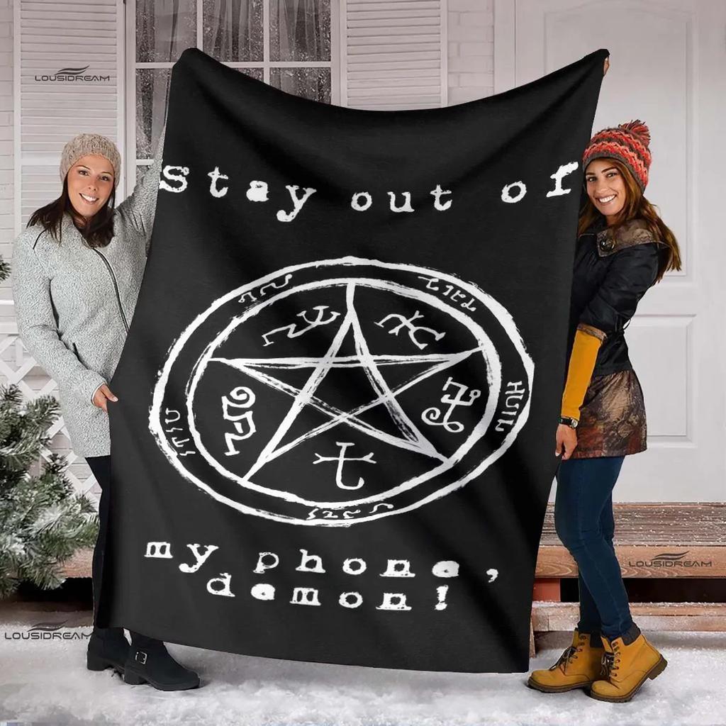 Multi-size Supernatural 3D Printing Four Seasons Blanket Sofa Cover Travel Bed Plush Blanket Lightweight Flannel Blanket