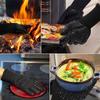 1 Pair Barbecue Gloves,up To 800c Universal Non-slip Heat Resistant Oven Gloves