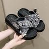 Fashion Beach Shoes House Slippers Platform Slipers Women Slides Sabot Genuine Leather 2025 Women's Genuine Leather Shoes Ladies' Slippe