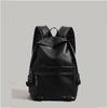 Schoolbag1011 New Pu Soft Leather Waterproof Schoolbag Female College Student Simple Computer Backpack Girls White Leather Backpack