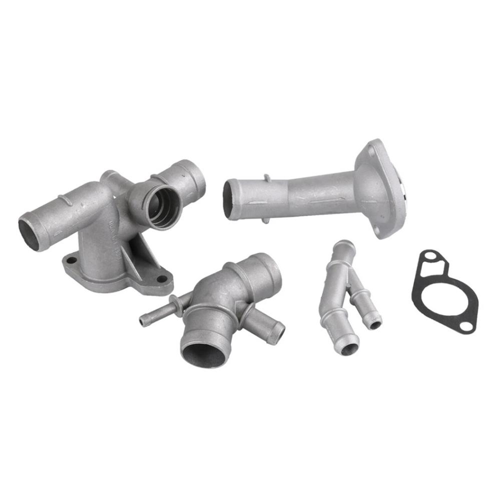 Radiator Flange Coolant Water Pipe As Picture Shows Aluminum Coolant Housing Set Stable Reliability Direct Replacement