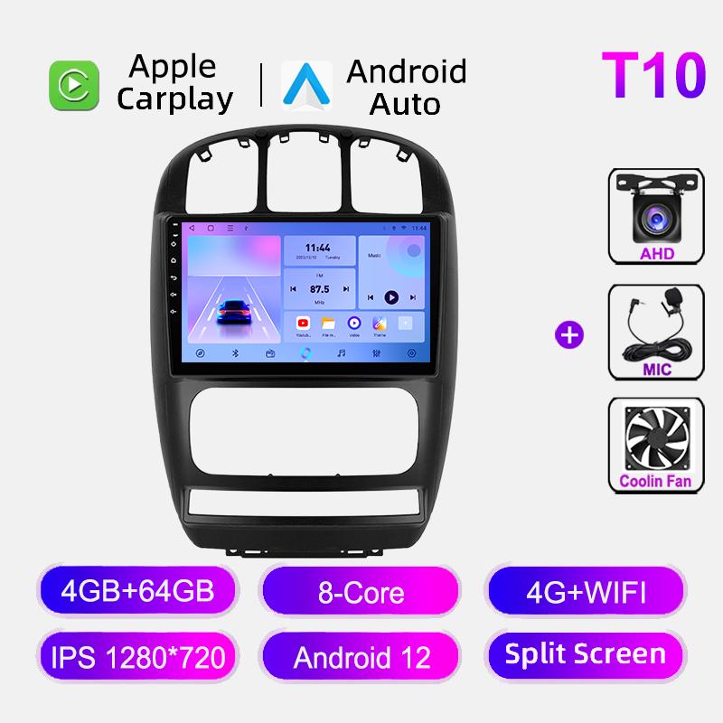 Android 12 Car Radio For Dodge Caravan Chrysler Pacifica 2006-2012 Multimedia Video Player Navigation GPS Auto Carplay Autoradio