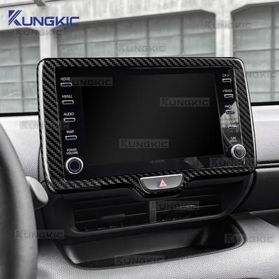 For Toyota Yaris Cross/Yaris GR 2025 2025 2025 2025 Real Hard Dry Carbon Fiber Cover LHD RHD Car Central Control Screen Frame
