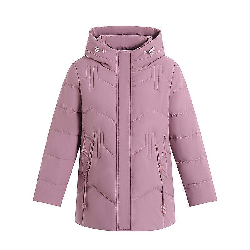 2025 New Style Mid-length Thickened Down Jacket for Middle-aged and Elderly Women - Age-Reducing, Stylish, Plus Size Winter Coat