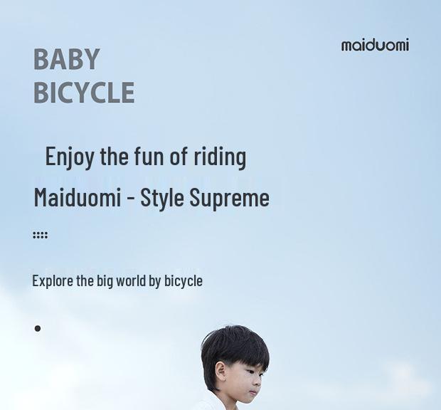 Maiduomi Ultralight Children's Bicycle with Training Wheels for Ages 3-12