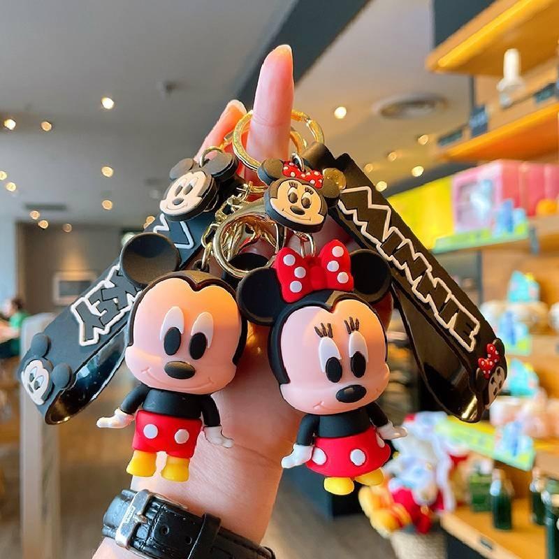 Mouse Keychain Minnie Fashion Cute Cartoon Backpack Pendant Doll Gift