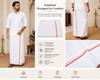 TreegoArt Fashion Cotton Dhoti's Full Length Mens Wear Single Piece Indian Traditional Puja Dhoti and Special Occasions - Pack Of 1