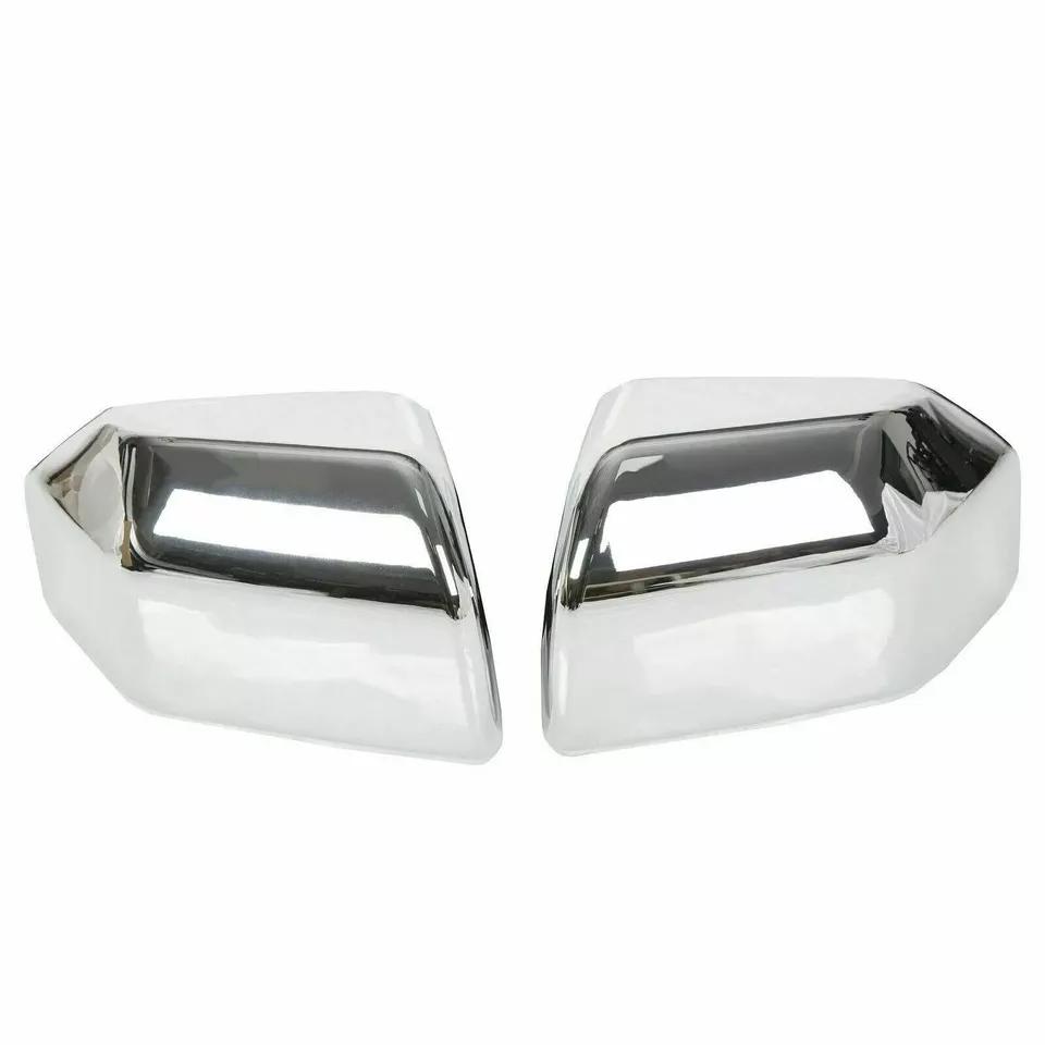 For Ford F150 F-150 2015- Car Replacement Rearview Side Mirror Cover Wing Cap Exterior Door Rear View Case Trim Black Silver