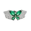 Jewelry Rings Accessories Butterfly Shaped Design Full Micro Inlaid Fashion High-end Sense Versatile Women's