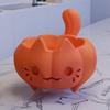 Pumpkin Cat Candy Bowl 3D Printed Snack Serving Container Autumn Thanksgiving Day Harvest Halloween