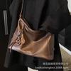 Large capacity bag women's autumn and winter versatile 2025 new simple shoulder messenger bag soft face women's commuter tote bag