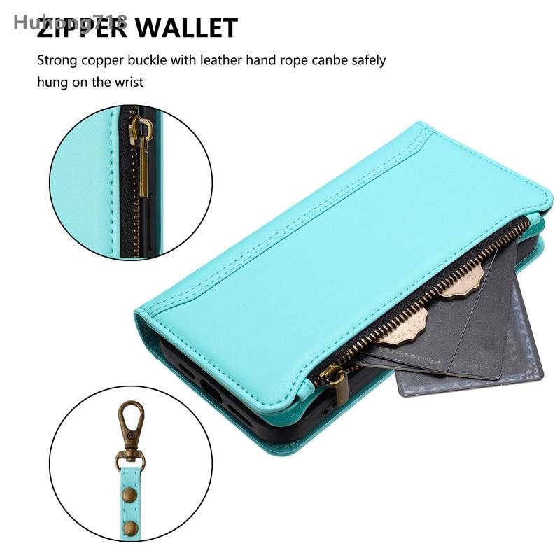 Zipper Leather Case For Honor Play 6C 6T 7T 8T 9T 50 Plus Magic 5 6 7 Pro Lite 5G Wallet Cover Casing