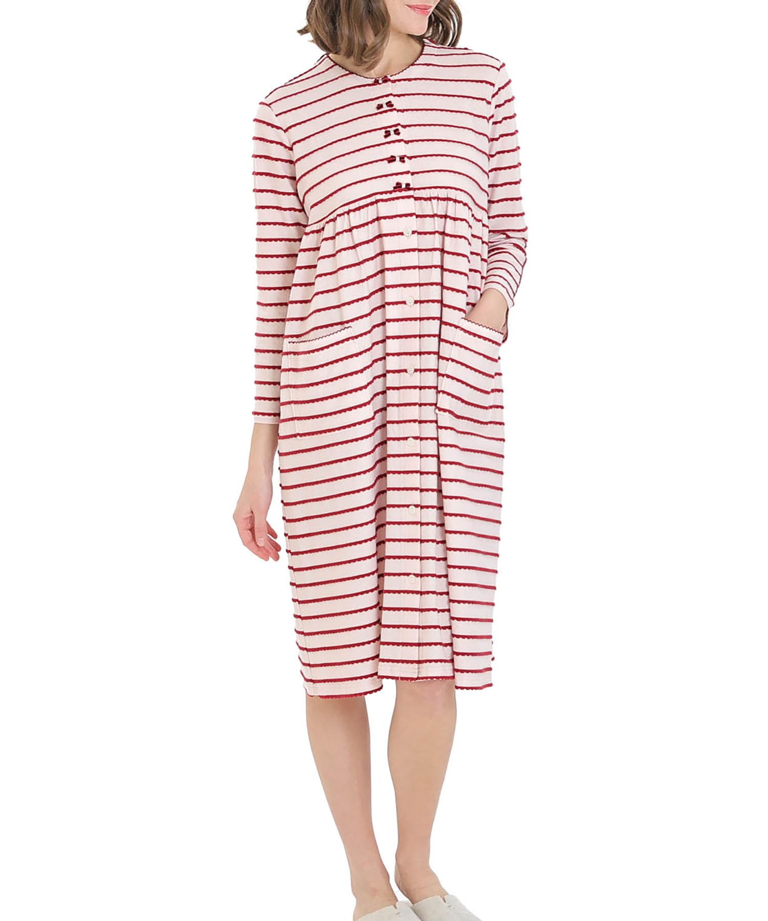 

Cotton Tuck Border Dress [Narue]