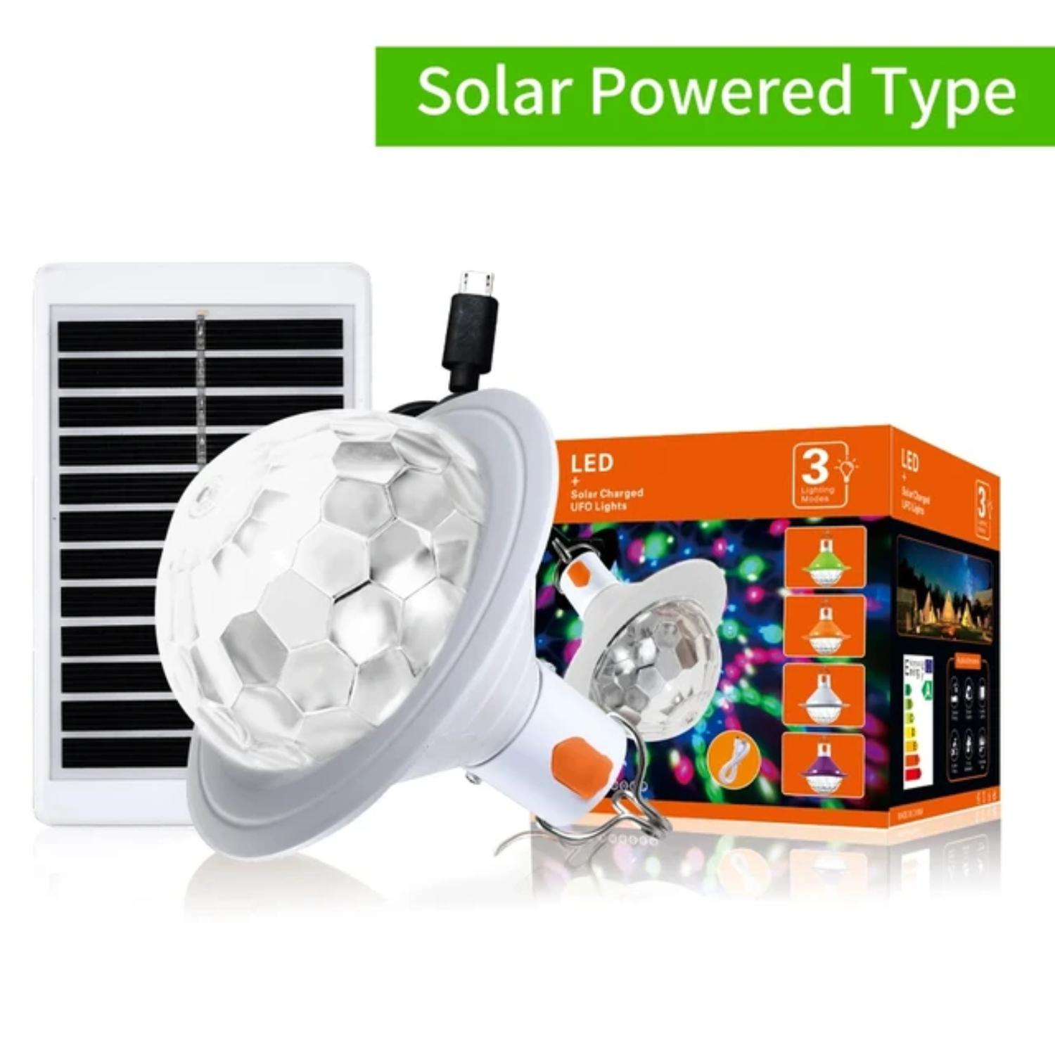 

Новый диско-сценический светильник на солнечных батареях, рождественские огни, наружная перезаряжаемая лампа, подвесной светильник для праздничной вечеринки, садового декора, кемпинга L