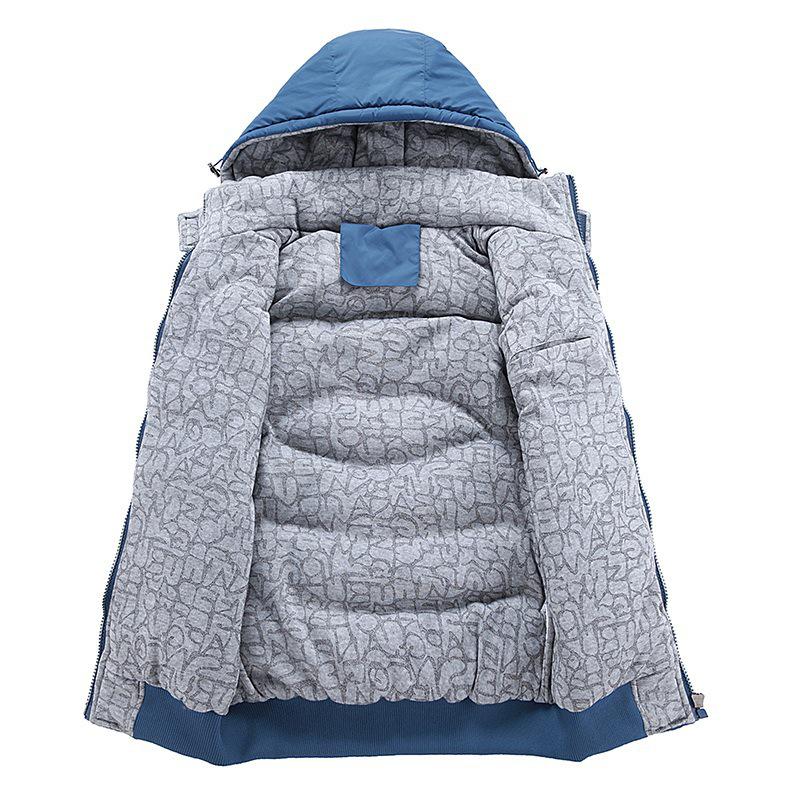 Men's Hooded Winter Vest: Thick, Loose, Casual Jacket