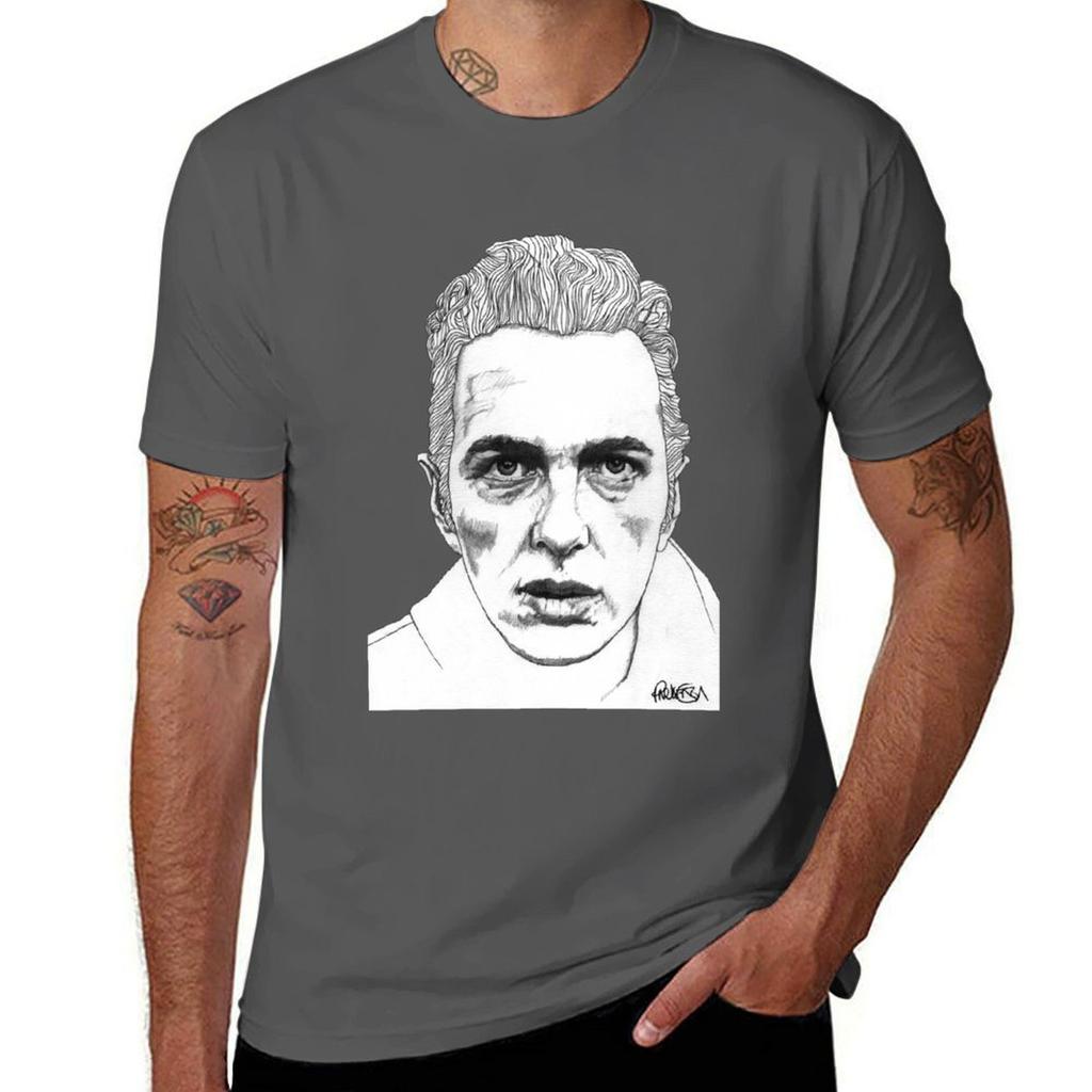 Joe Strummer Tshirt Basic Plain Short Sleeve Crew Neck Tee