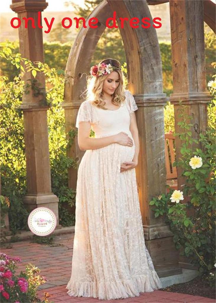 Euro Womens Lace Ruffle Short Sleeve Long Dress With High Waist For Summer Casual Wear