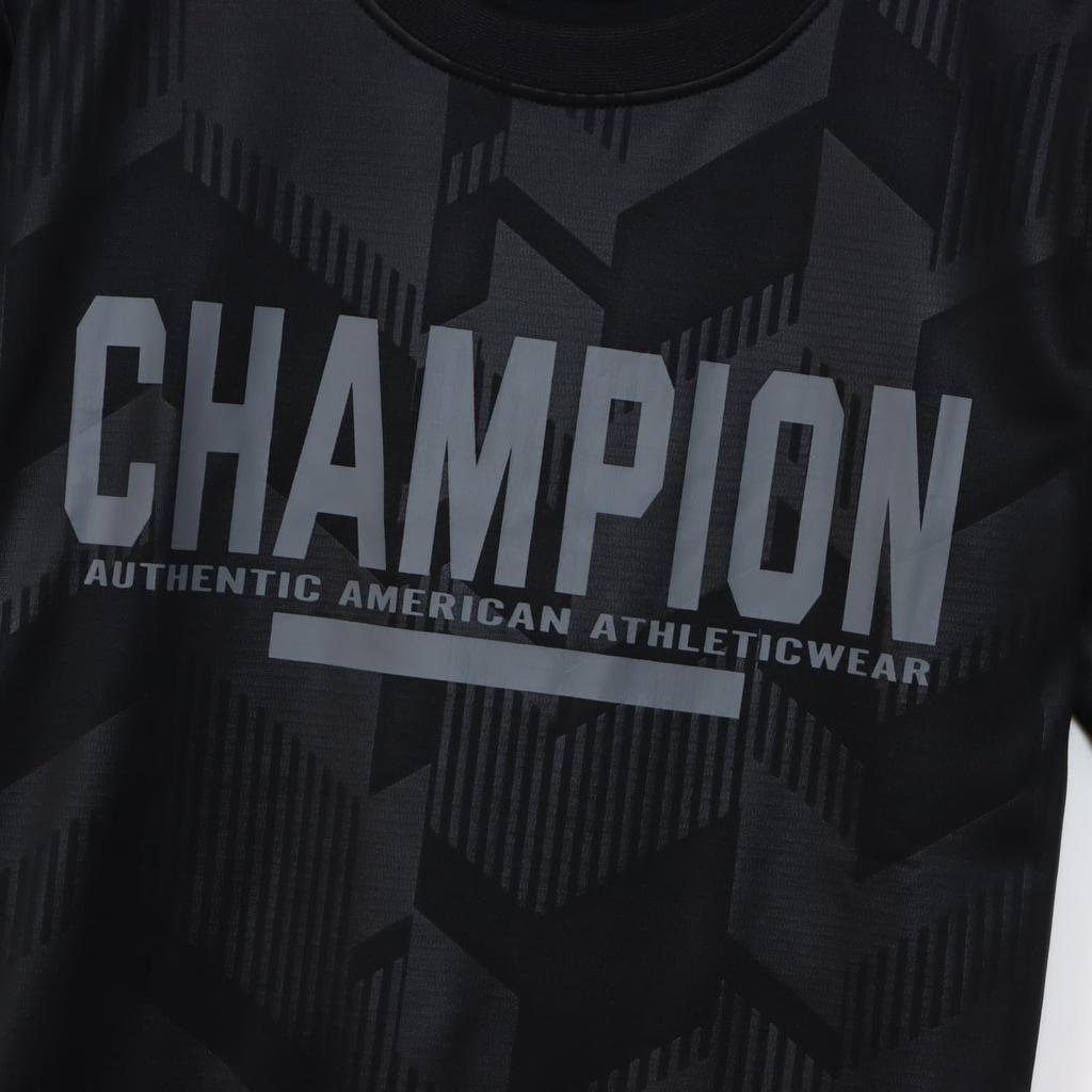 Champion Short Sleeve Crew Neck Tracksuit Set with Rubber and Basic Sports Kids' (2-Piece Set) Quick-Drying Print, T-Shirt Shorts, CK-BSW03-090-130