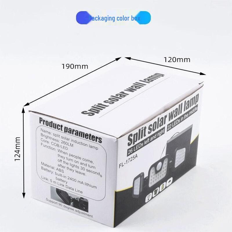 Solar LED Motion Sensor Outdoor Wall Light