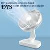 Ventilador para Oficina en Casa, Ventilador de Escritorio Portátil, Pequeño Circulador de Aire de 3 Velocidades, Silencioso, Personal, Compacto, Dispositivo de Refrigeración, Cabezal Inclinable Ajustable, Mesa para Dormitorio, Cocina