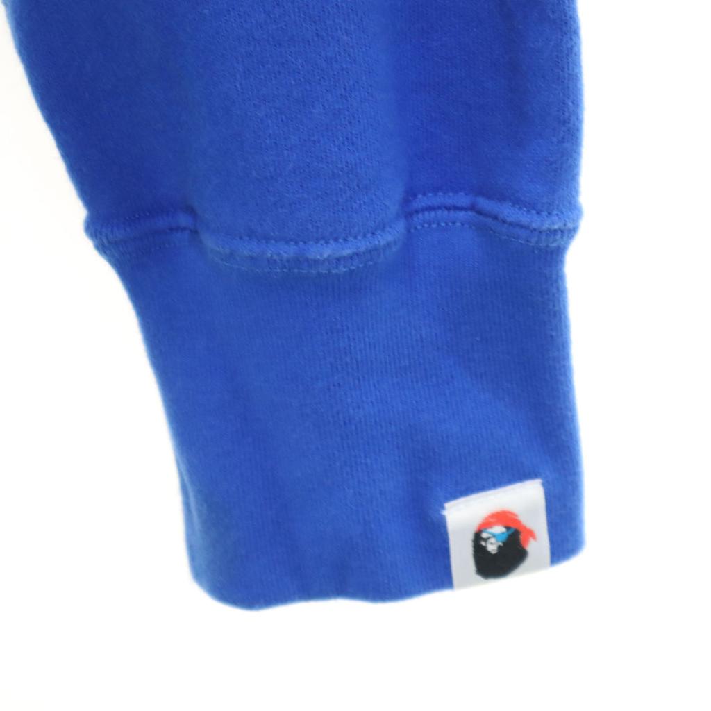 A Bathing Ape Bluza dresowa z długim rękawem M Niebieska PIRATE STORE Męska Używana