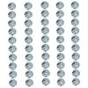 50Pcs 14mm Clear Beads Round Glass Beads with Hole Easy Threading For Jewelry Crafting Bracelets Making Accessories