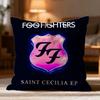 Hot FFoo Fighterses Cushion Cover Soft Washable Pillow Case Multi-Scene for Couch Bed Travel Office Use