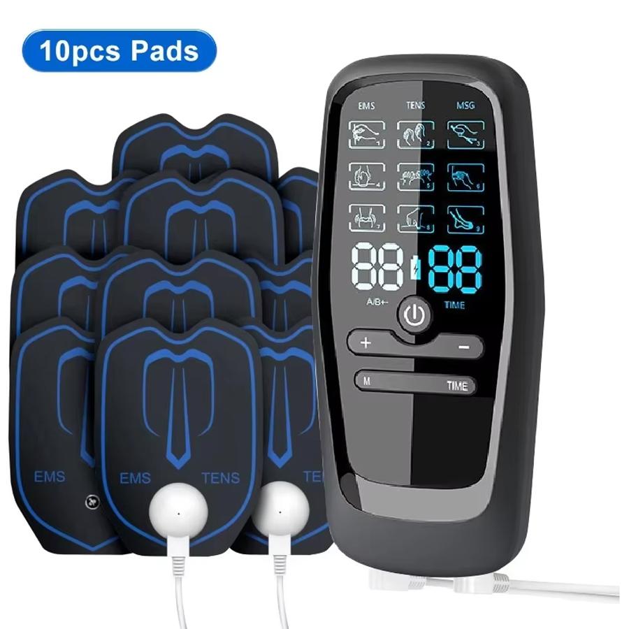 Ems & Tens Pulse Massager, Intelligent Meridian Detoxification, Neck Massager, Mini Electric Therapy Pads, ShoulderNeck Massager