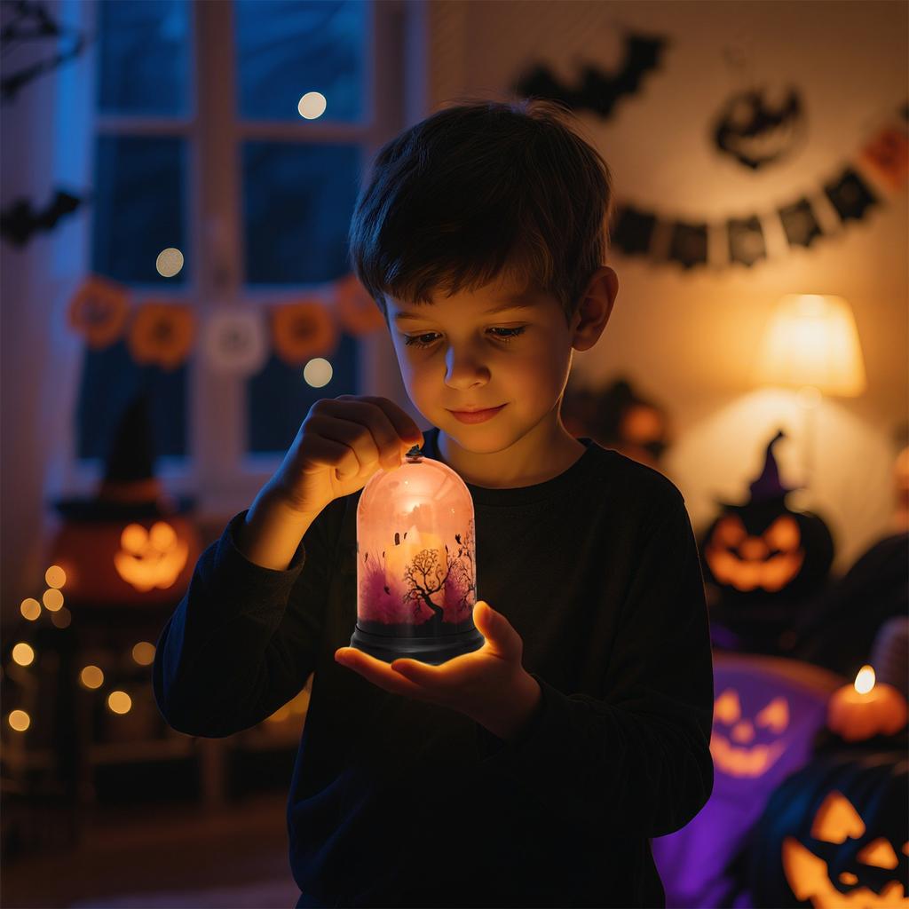 Halloween LED Night Lights, Innovative Color Gradient Lights, Suitable For Home Haunted House Decoration Props, Electronic Candles, Festival.