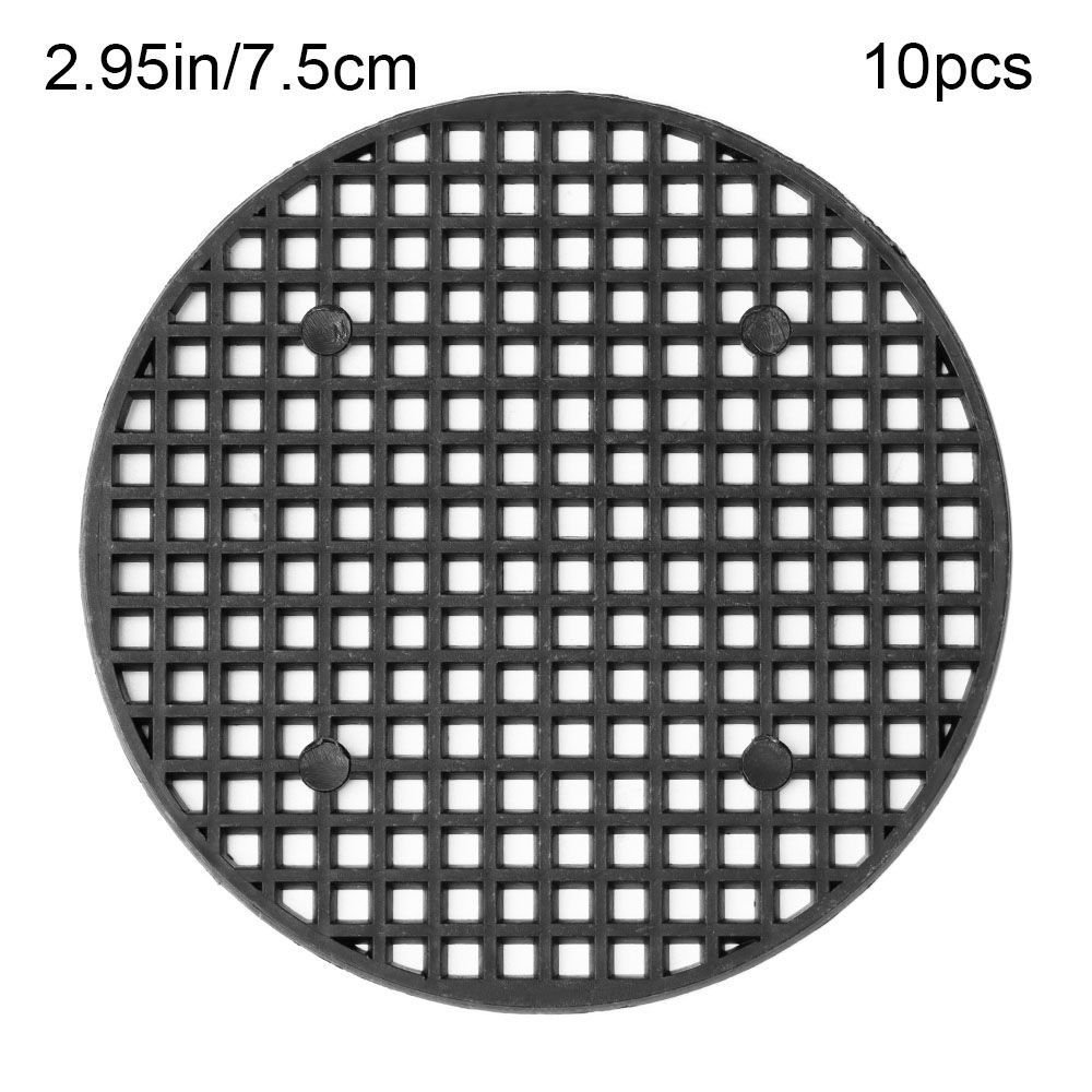 10Pcs Round Insect Prevent Garden Supply Anti-corrosion Grid Bottom Pad Leak-proof Flowerpot Gasket