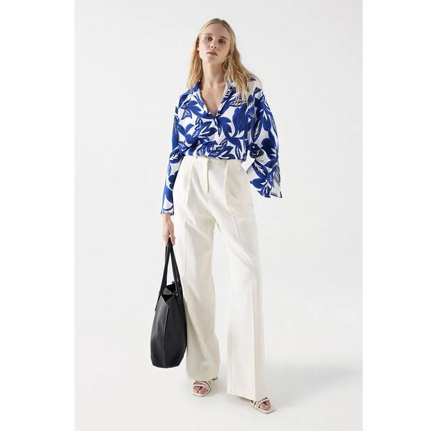 

Salsa Jeans Print рубашка с длинным рукавом S