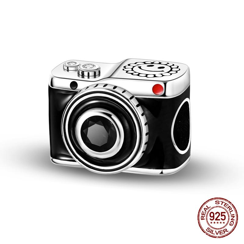 Fit Charms Fororiginal Bracelet 100% Copper Black Leica Camera Diy Jewelry Making Women'S Gift