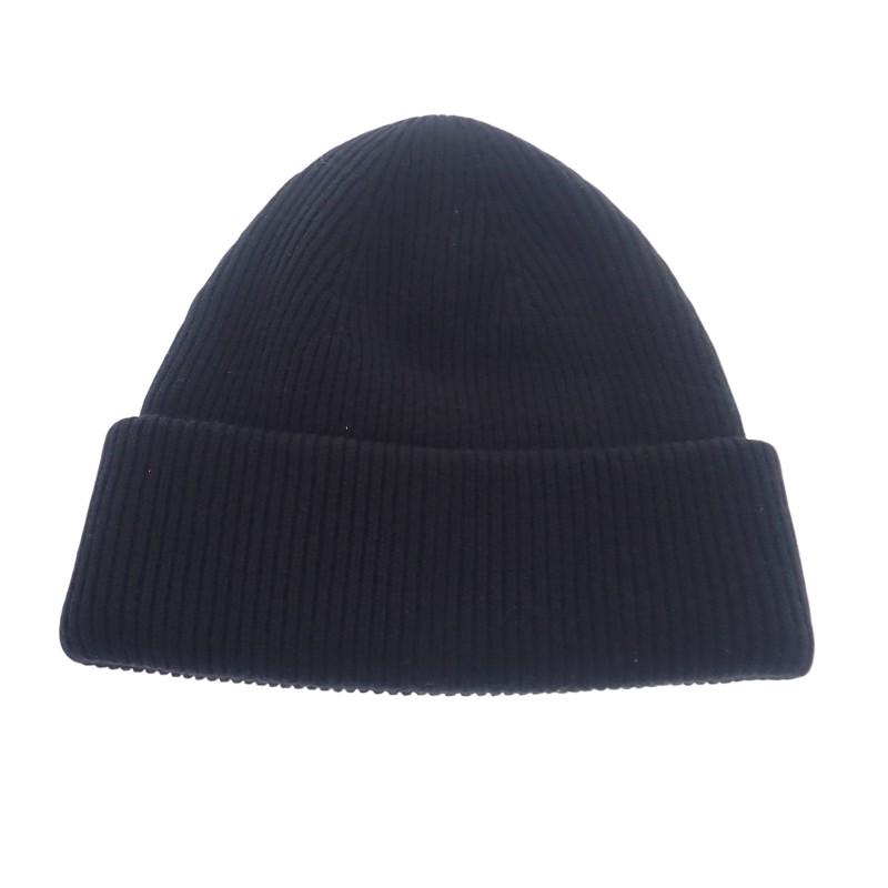 FENDI  FXQ994AJE6 Knit cap black wool mens
