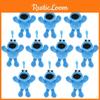 10pcs Sesame Wholesales Street Cookie Monster Plush Ornament Dolls Qt173 Chains