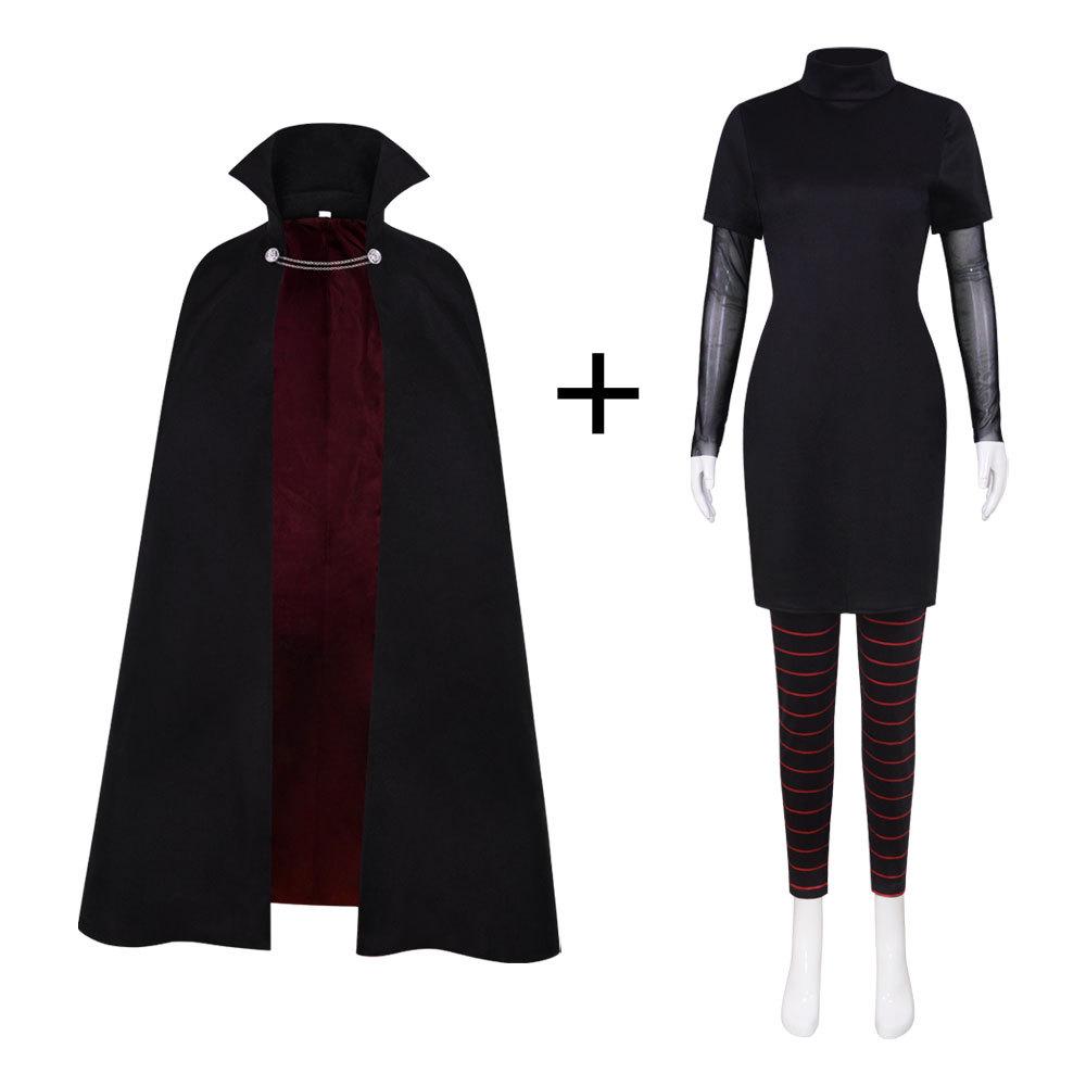 Mavis Cosplay Costume Halloween Outfit Hotel Transylvania 4 Mavis Dress Role Play Apparel
