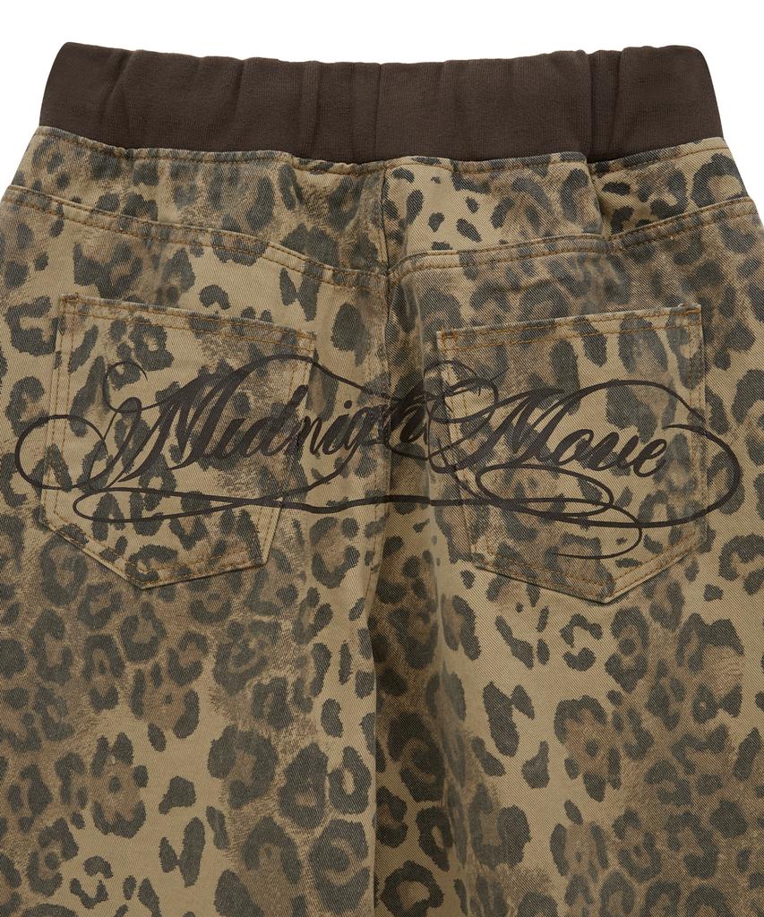 MIDNIGHT MOVE Bd Leopard Pants (Beige)