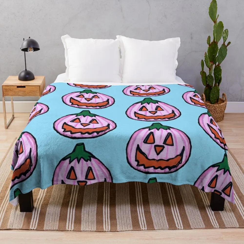 

Halloween Flannel Throw Blanket Cute Pumpkin Ghost Bat King Queen Full Size Lightweight Super Soft Warm For Sofa Couch Bed Decor 70x100cm-XS