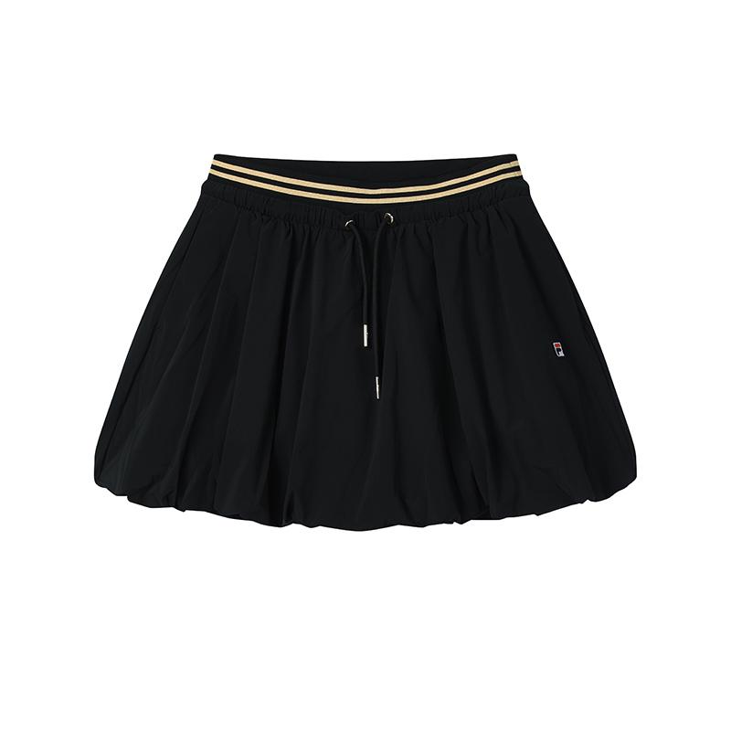 

Fila Серия Archive Простые брюки-юбка Удобные Универсальные Завязывающиеся Короткая Повседневная юбка Женские юбки Черный F11W527301F-BK L