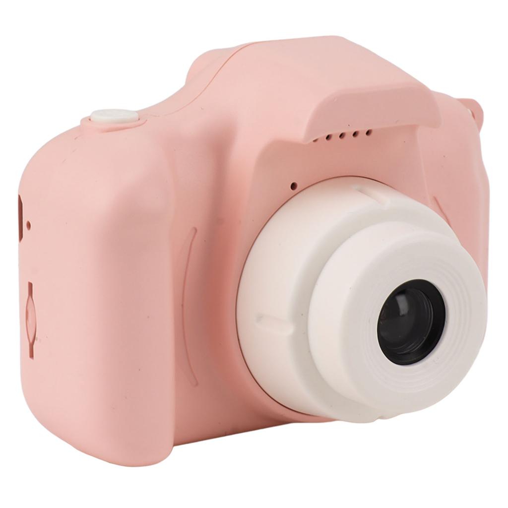 Barnekamera med snor Rosa 200mah Bærbar Høyoppløselig Barnevideoopptaker for Gutter Jenter