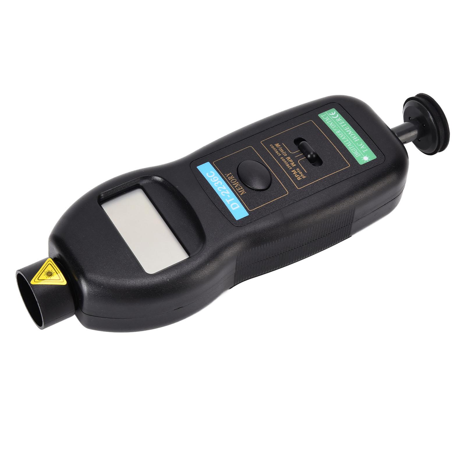 

DT2236C Лазерный тахометр Цифровой контактный тахометр Многофункциональный прибор для измерения скорости