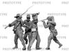 ICM US Confederate Infantry Set 4 Plastic Model 35024 1/35 2, Soldiers,