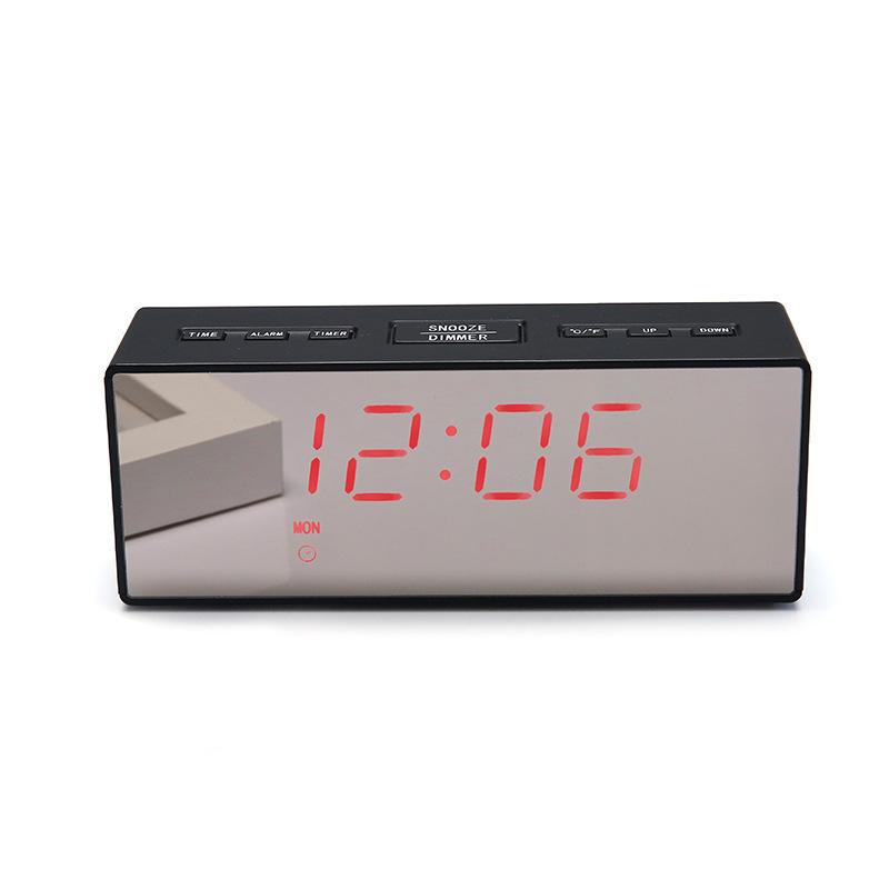 Electronic Clock Creative Electronic Mirror Clock USB Charging Clock Silent Digital Clock Student Countdown Alarm Clock