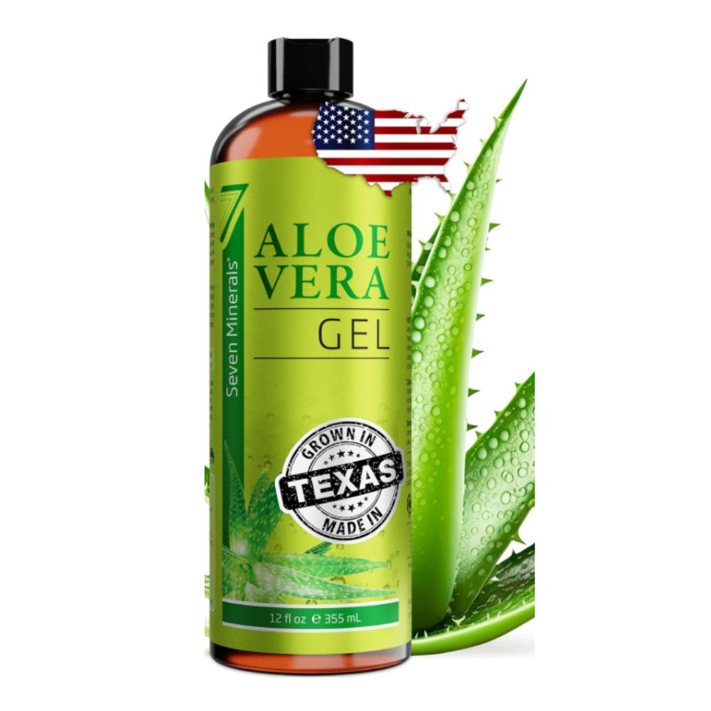 Seven Minerals Aloe Vera Gel, 12 fl oz (355 ml)