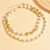Retro imitation pearl necklace exaggerated niche light luxury accessories high sense women beaded collarbone chain