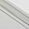 Goxygen Thick NK Chain Bracelets Set for Men Stainless Steel Silver Plated Hip Hop Street Wear Jewelry Cool Accessory
