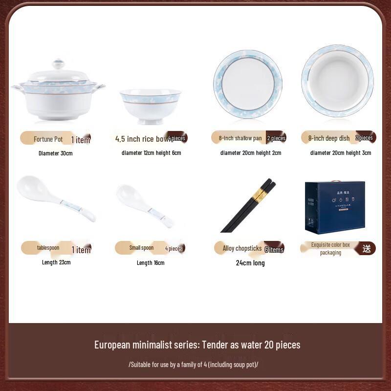 Maud Lanca Cream Style 28-Piece Ceramic Dinnerware Set