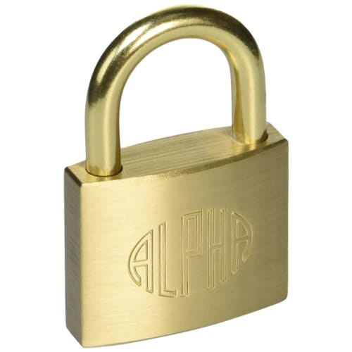 Alpha Padlock, Keyed Identical, KA #1000-40, 30E73, 110-664