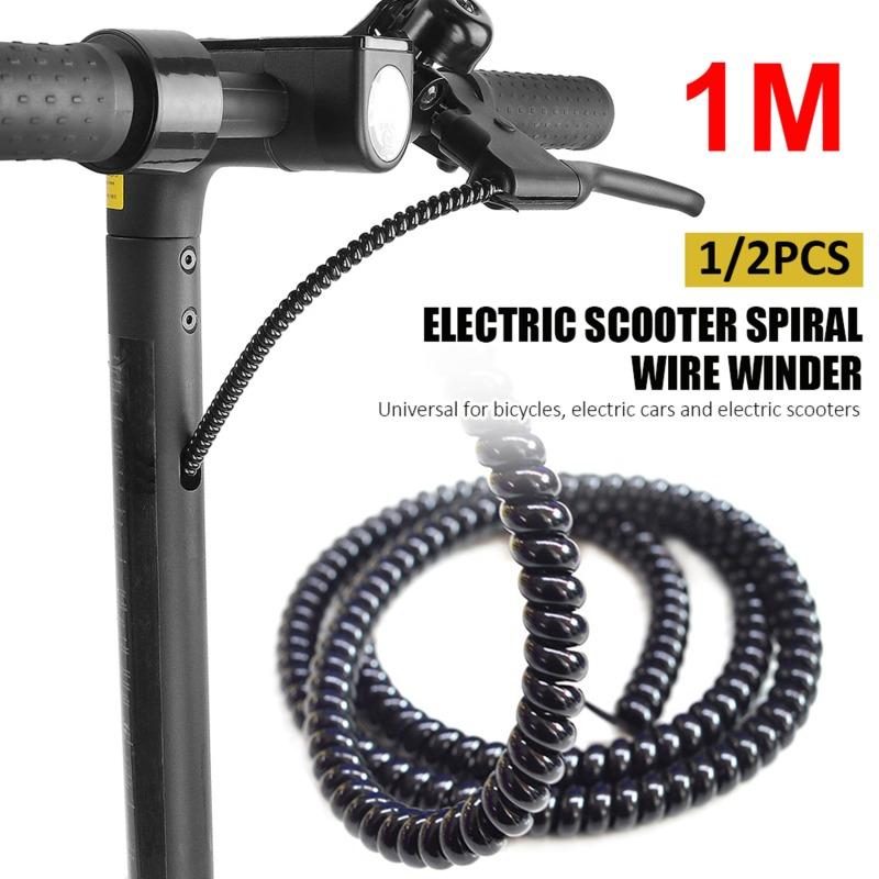 1/2PCS Bicycle Harness Winding Tube TPU Protective Sleeve for E-Bike Brake Wire Cable Organizer Spiral Wrap Portable Line Cover