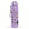 1PC Penguin Triangle Seamless Pattern 750ml Color Plastic Sports Water Bottle Leakproof Flip Straw Lid Suitable for Sports Office Home Use